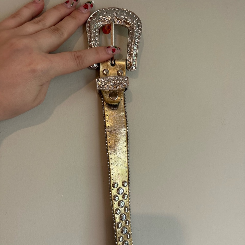 Rhinestone belt